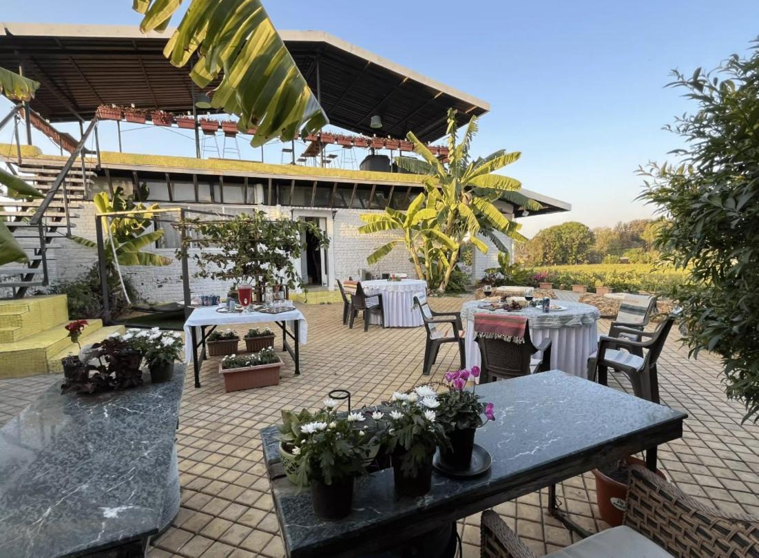 Saffronstays Onellaa, Nashik - Infinity Pool Villa Surrounded By A Vineyard エクステリア 写真